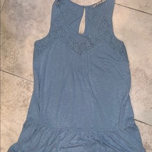 Embroidered tank top